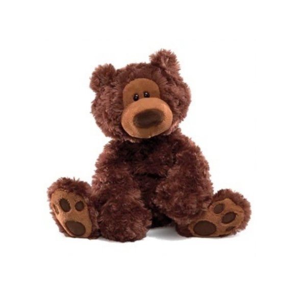 Gund Philbin Chocolate 12" Brown Teddy Plush Stuffed Animal Toy Lovey 6047540 - Picture 2 of 8